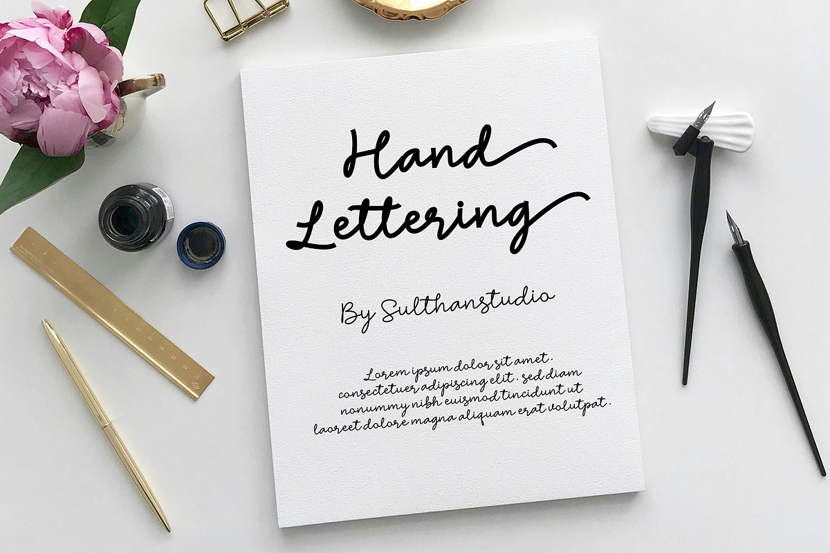 Beritta, a Script Font by Sulthan Studio (Photo 6 of 7)