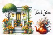 Amber Spring Cozy Home Cliparts, a Transportation Illustration by RobertsArt (Thumbnail 7 of 7)