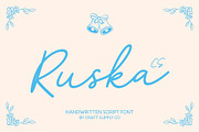 CS Ruska – Handwritten Script Font, a Script Font by Craft Supply Co. (Thumbnail 1 of 8)