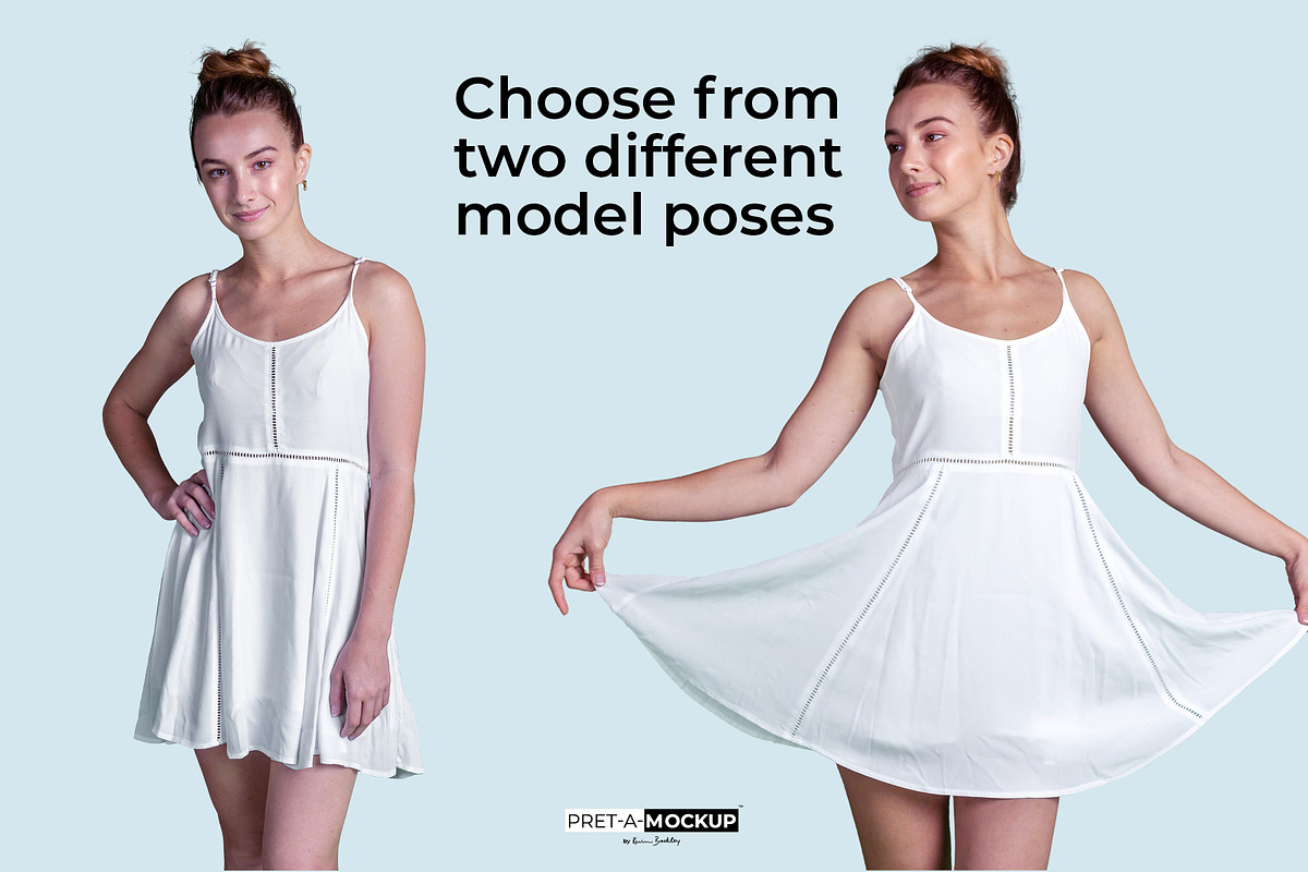 Summer Dress Mockup, a Books & Magazine Mockup by Pret-a-Mockup (Photo 2 of 7)
