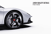 2026 Supercar Sport Convertible, an Advertising Mockup by Halal Graphic Studio (Thumbnail 4 of 12)