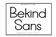 Bekind Sans, a Sans Serif Font by FreshTypeINK (Thumbnail 1 of 8)