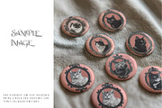 Pin Badge Collction PNG & PSD Mockup, a Product Mockup by mock-ups (Thumbnail 21 of 22)