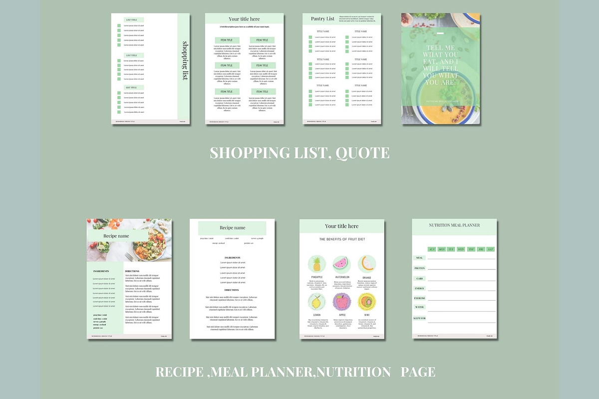 Nutrition Coach Course Creator Canva, a Social Media Template by Deepa Template Studio (Photo 31 of 48)