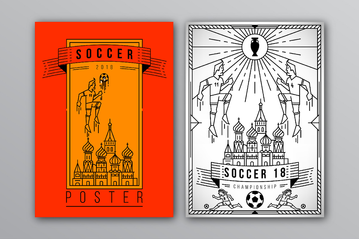 23 Modern Football Layout Designs, a Social Media Template by Kursat Unsal (Photo 12 of 12)