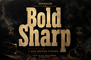 Bold Sharp, a Slab Serif Font by Wow Magic (Thumbnail 9 of 9)