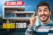 Real estate youtube thumbnail design, a Social Media Template by Workhu (Thumbnail 1 of 2)