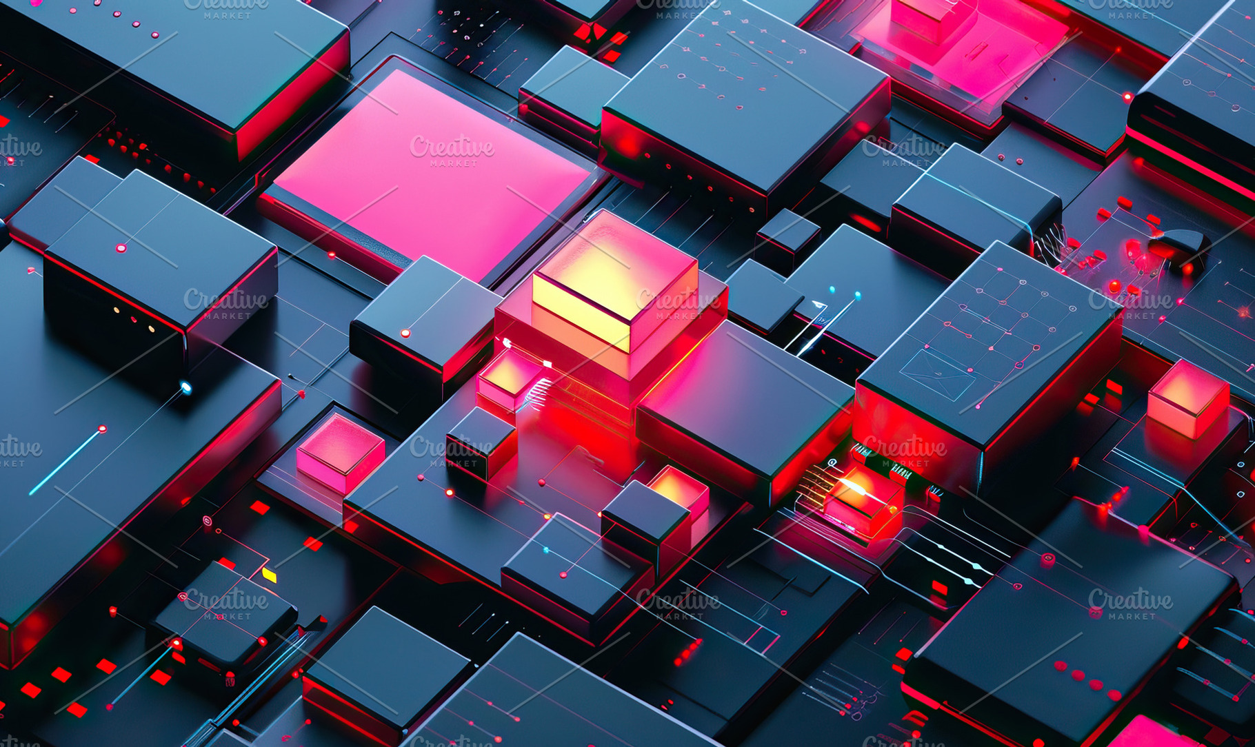 3D render of abstract geometric shap, a Background Photo by LOGOCREATIVE