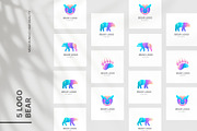 Vector logo bear colorful, a Branding & Logo Template by Syaeful Anas (Thumbnail 1 of 6)
