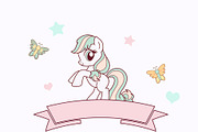 My Little Pony Clipart Unicorn PNG, an Animal Illustration by Bamboobear Books Shop (Thumbnail 2 of 3)