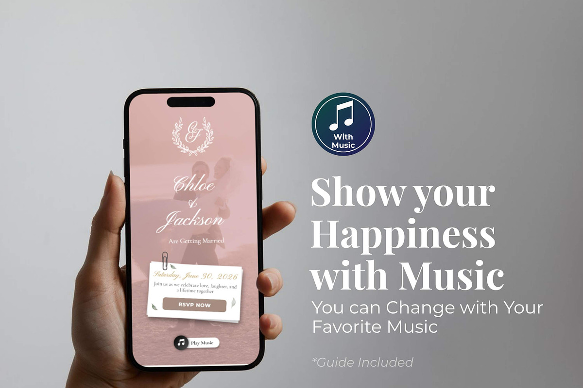 Romantic Blush Pink Wedding Website, a Landing Page Template by Everyday Perfection (Photo 8 of 13)