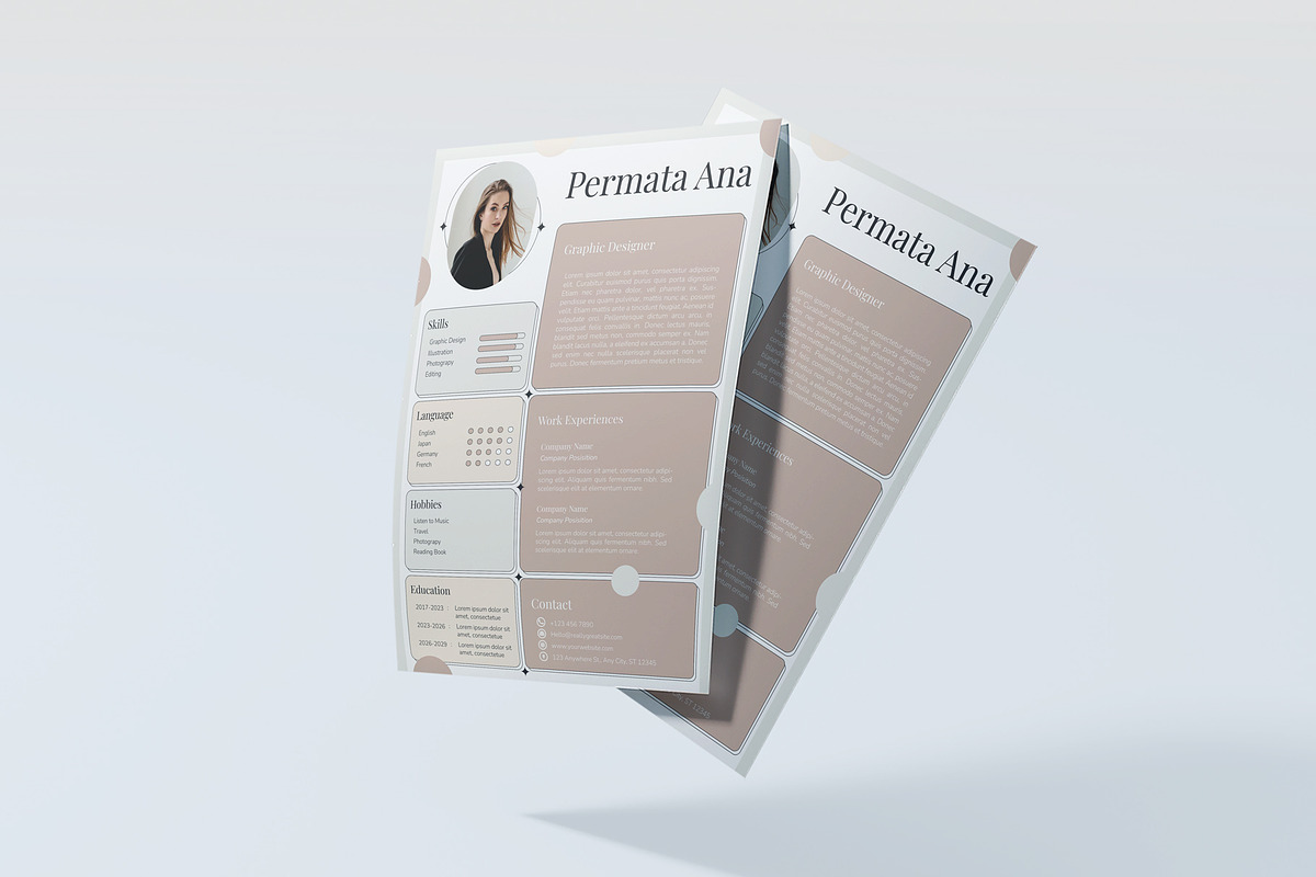 Soft Beige Minimalist Resume, a Resume Template by Artnivora.Std