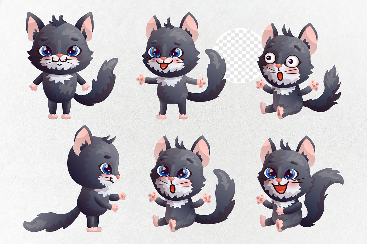 Halloween cute characters. Vector, an Animal Illustration by VaraNa Art (Photo 6 of 12)
