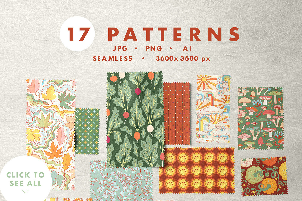 60% OFF Retro Bundle, a Background Graphic by Anugraha Design (Photo 5 of 17)