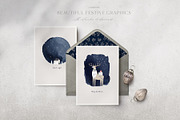 200+ Silent Christmas watercolor set, an Animal Illustration by Tabita's shop (Thumbnail 4 of 17)