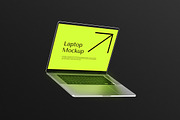 Laptop Mockup, a Wearable Device Mockup by Pikachudesign (Thumbnail 5 of 5)