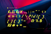 Omnitrinx - Cyberpunk Font, a Sans Serif Font by Dhabee (Thumbnail 11 of 14)
