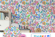 Snake pattern 100 ELEMEMENTS, a Pattern Graphic by Lineli (Thumbnail 6 of 11)