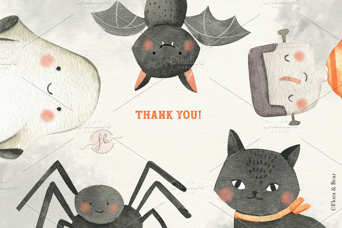 SPOOKY !, a Texture Illustration by Flora+Bear (Photo 5 of 5)