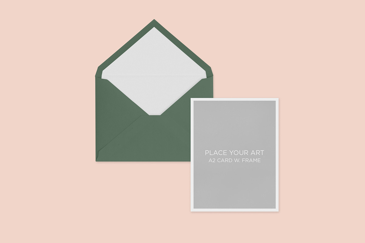 Minimal Greeting Card Envelope, an Advertising Mockup by Xtrahive (Photo 6 of 7)