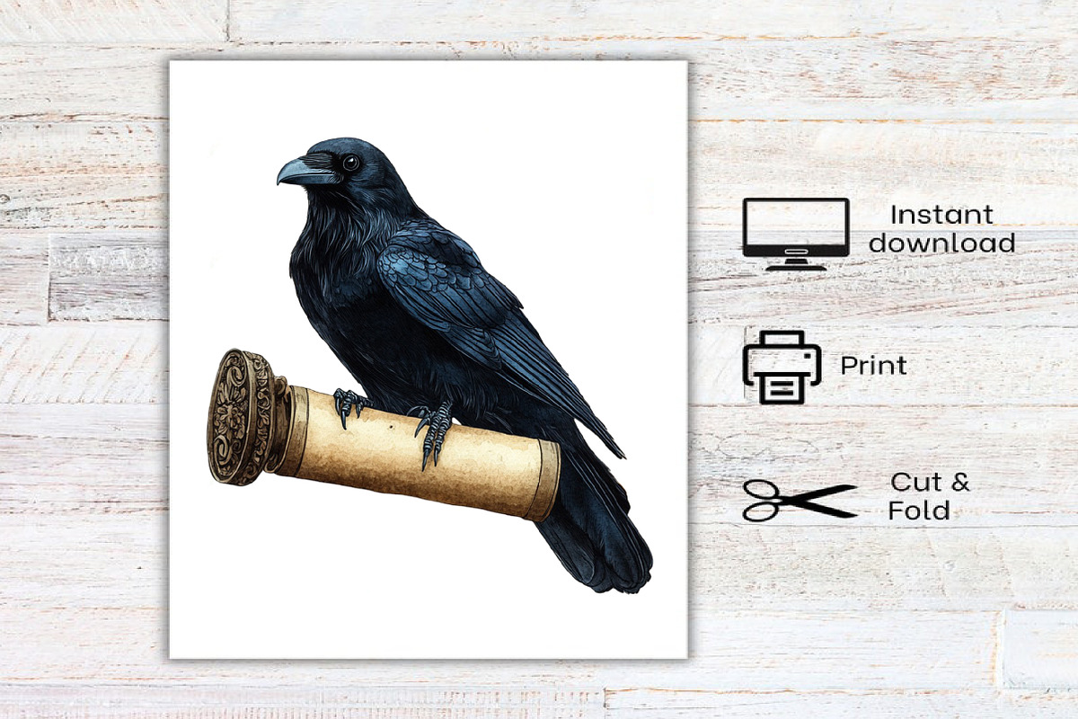 Watercolor Toile Witch Clipart, an Illustration by Canvas Craft (Photo 8 of 8)