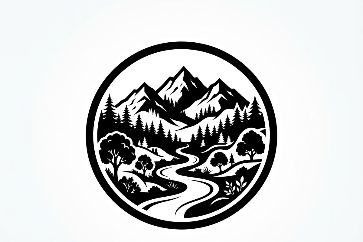 60 Eco Globe Landscape Silhouette, a Technology Illustration by Amazin_art (Photo 24 of 44)