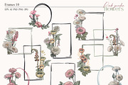 Pink garden flowers, a Decorative Illustration by Collection by VY (Thumbnail 9 of 10)