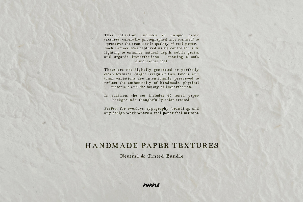 Handmade Paper Textures, a Background Graphic by Purple (Photo 19 of 22)