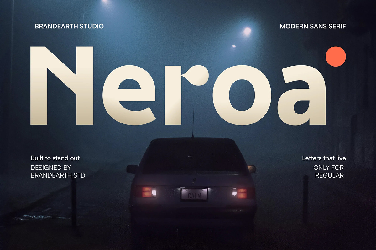 Neroa – Modern Sans Serif Font, a Sans Serif Font by Brand Earth (Photo 1 of 7)