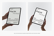iPad Air in Hand Mockups, an iPad Mockup by Feel This (Thumbnail 3 of 8)