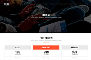 NOD - Business Landing Page HTML