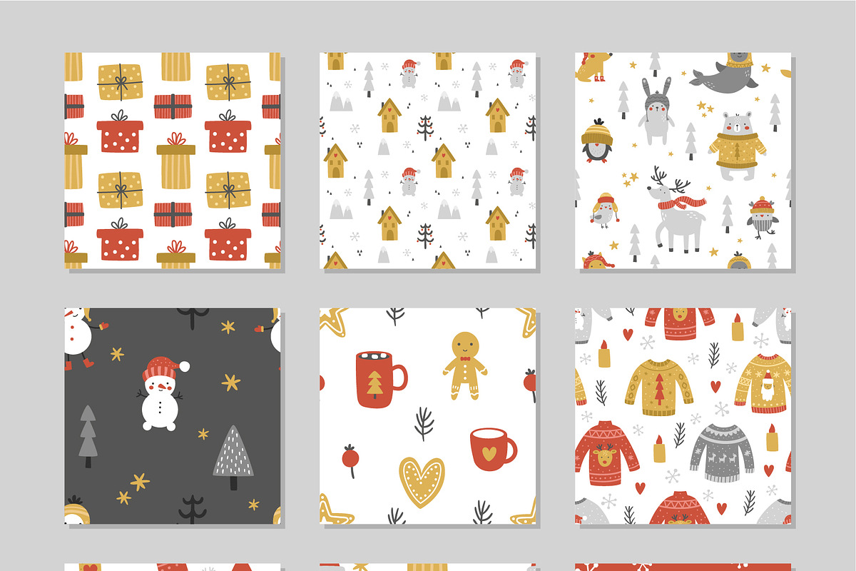 Cozy Christmas clipart collection, an Animal Illustration by Leysan Shayak (Photo 8 of 10)
