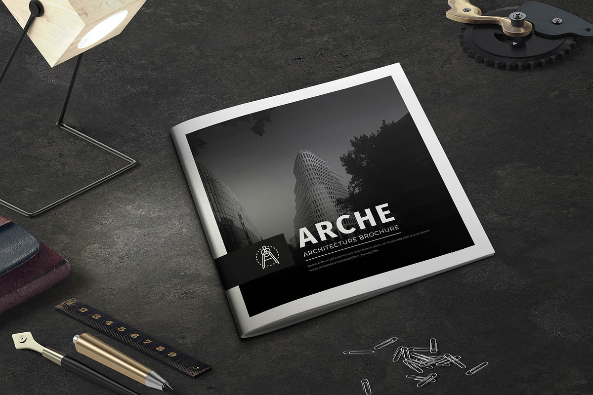 Square Architecture Brochure, a Brochure Template by New Lines (Photo 1 of 13)