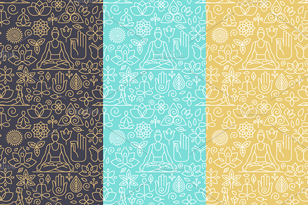 Yoga - illustrations and logos, a Graphic by venimo (Photo 4 of 5)