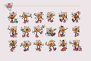Cinnamon Rolls with Varied Poses, a Food Illustration by Allmostudio (Thumbnail 1 of 5)