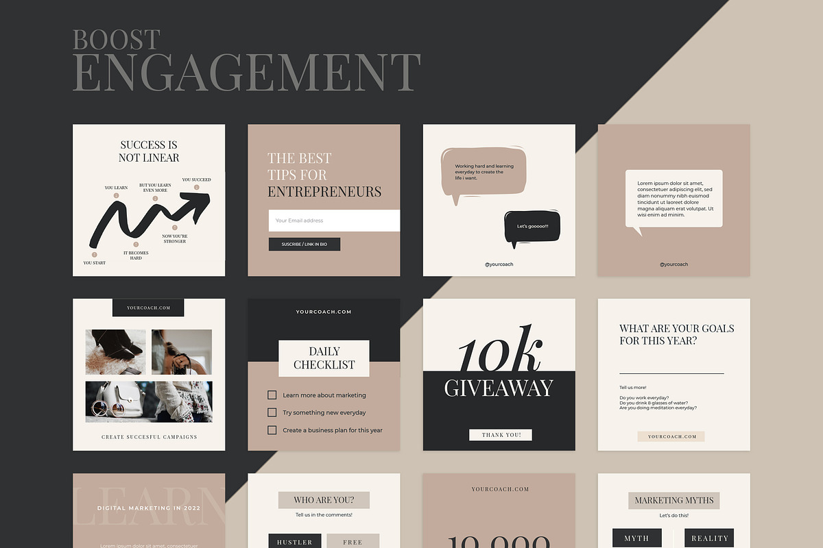 Instagram Creator Coach Influencer, a Social Media Template by Design District (Photo 30 of 33)