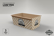 Loaf Cake Mold Packaging Mockup, a Packaging Mockup by INCDesign (Thumbnail 5 of 8)