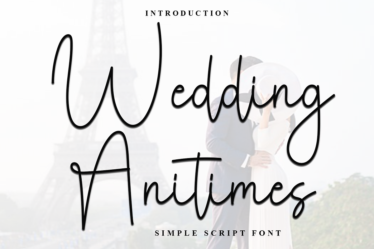 Wedding Anitimes, a Handwritten Font by FreshTypeINK (Photo 1 of 9)