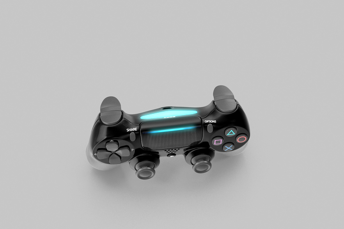 DualShock 4 Wireless Controller, an Object 3D Model by Tedi Permana (Photo 4 of 11)