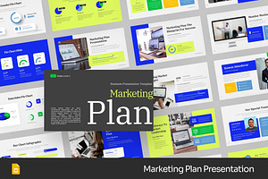 Marketing Plan Google Slides, PPoint, a Presentation Template by Fit-tee