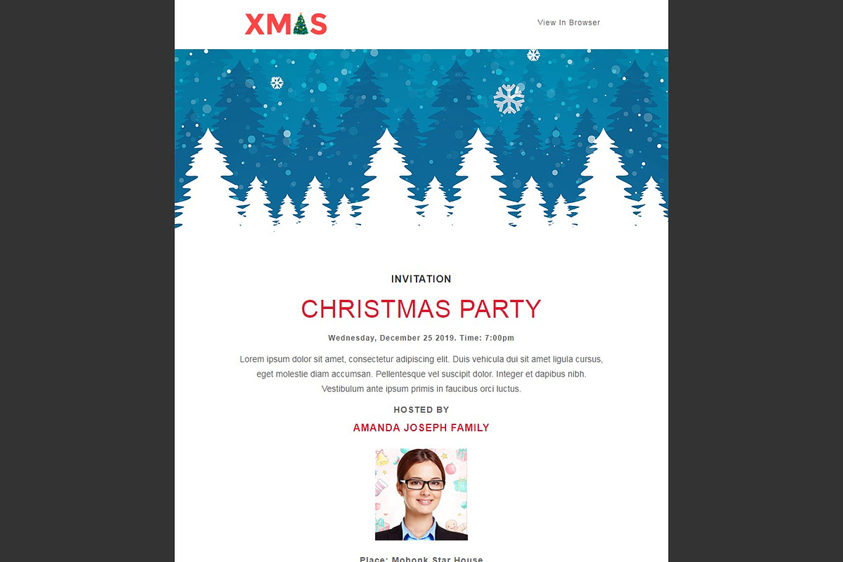X-MAS - Responsive Email Templates, an Email Template by evethemes (Photo 2 of 5)
