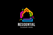Colorful House Home Logo Design, a Branding & Logo Template by Buqancreative (Thumbnail 2 of 2)