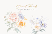Vintage Floral Bundle, an Object Illustration by studioequinox (Thumbnail 35 of 65)