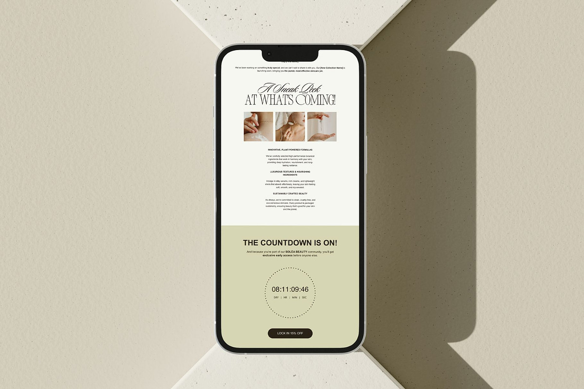 Flodesk Email Newsletter Template, an Email Template by Amaré Creative (Photo 6 of 6)