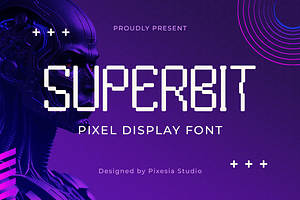 Superbit - Pixel Display Font