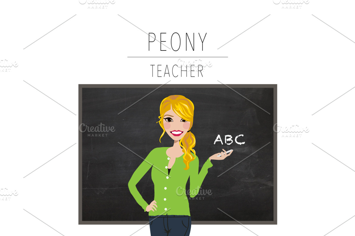 Teacher Portrait Creator | Clip Art, an Education Illustration by Lauren Lesley Studio (Photo 24 of 33)