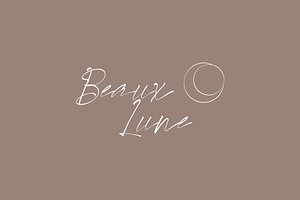 Beaux Lune logo, a Branding & Logo Template by MuzaInspires