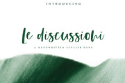 Le Discussioni | Stylish Font, a Script Font by Artstudio (Thumbnail 1 of 7)
