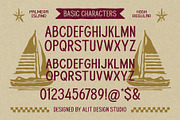 Palmera Island Typeface, a Sans Serif Font by alit design (Thumbnail 10 of 17)
