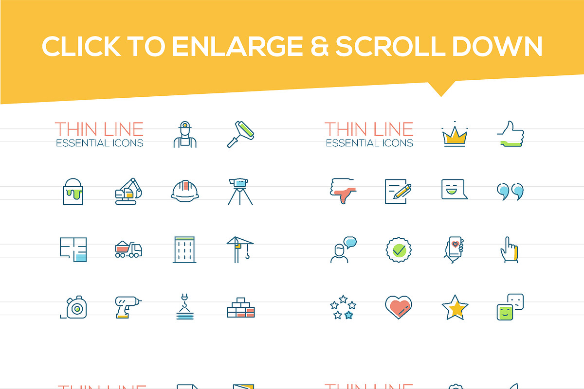 360+ Thin Line Design Icons Bundle, an Outline Icon by Boyko Pictures (Photo 8 of 10)